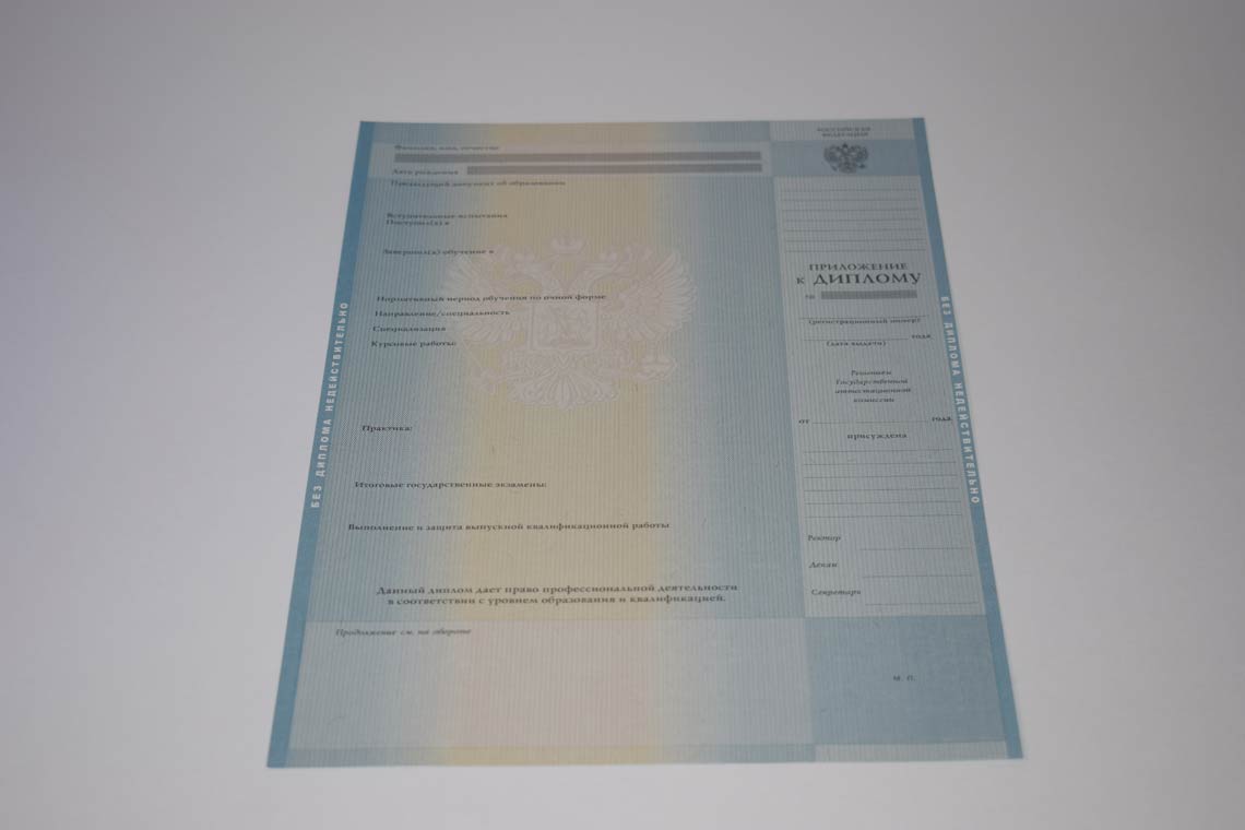 Приложение диплома Бакалавра в Арзамасе 2011-2013