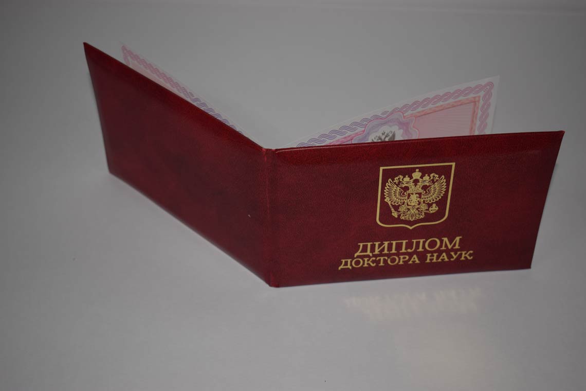 Диплом Доктора Наук 2013-2025 в Арзамасе корка