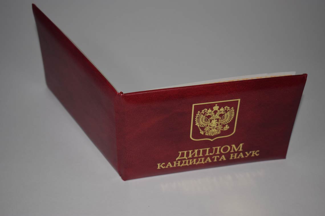 Диплом Кандидата Наук 2017-2025 в Арзамасе корка